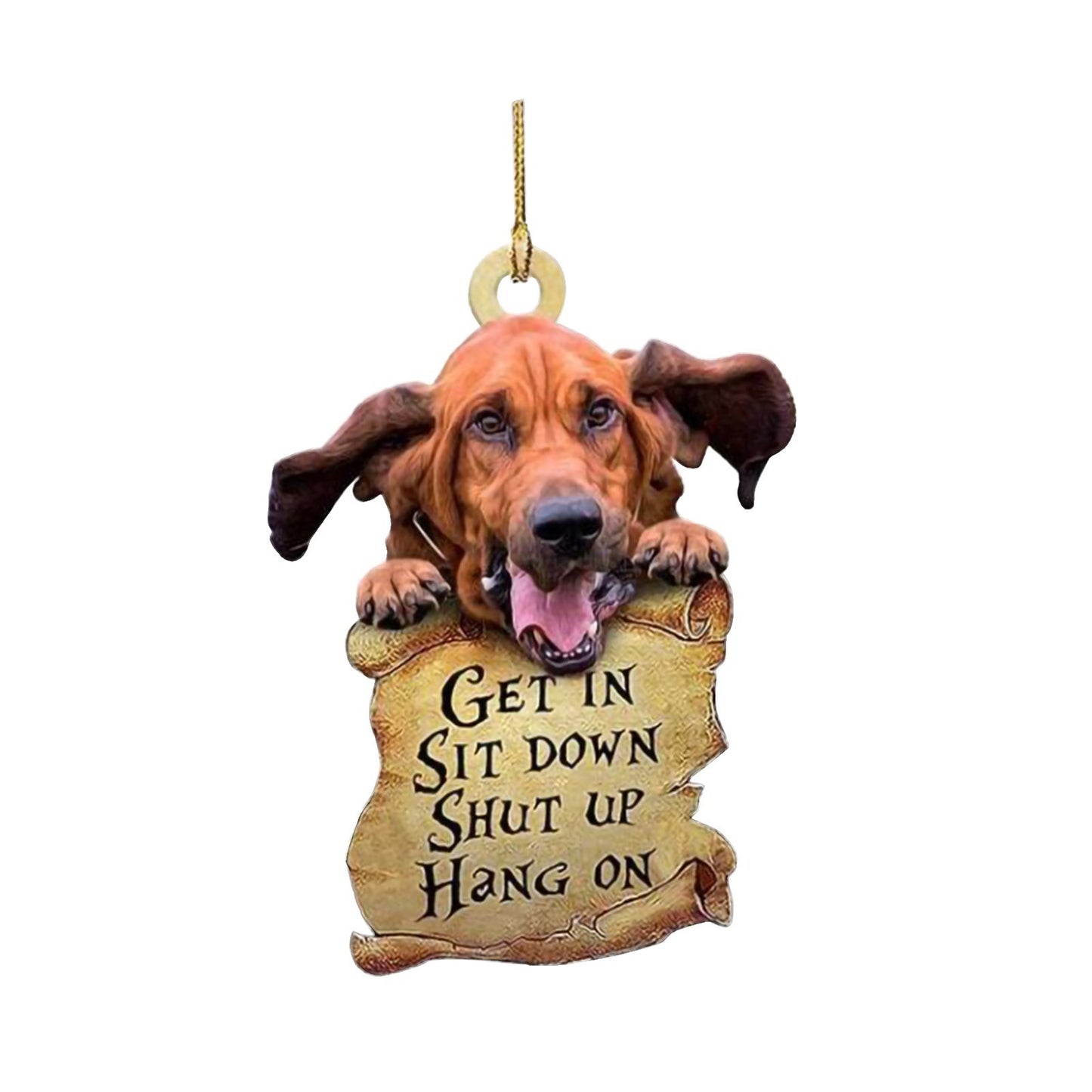 Cartoon Animal Car Pendant Hanging Ornament Double Sided