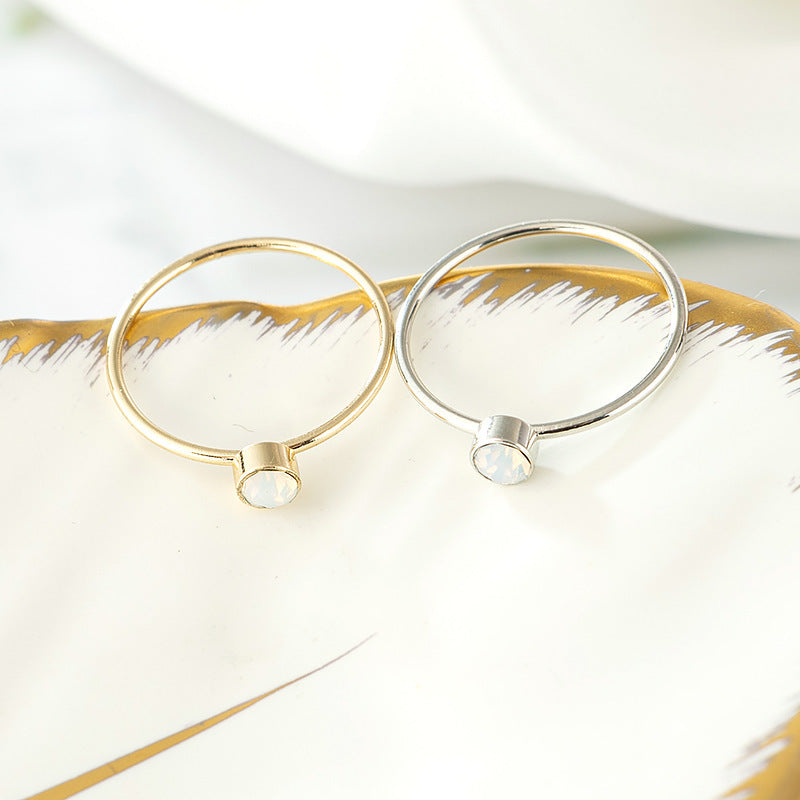 Womens Heart Ring Alloy Metal Electroplated Simple Retro Design Heart Shaped Promise Ring For Women Daily Uses