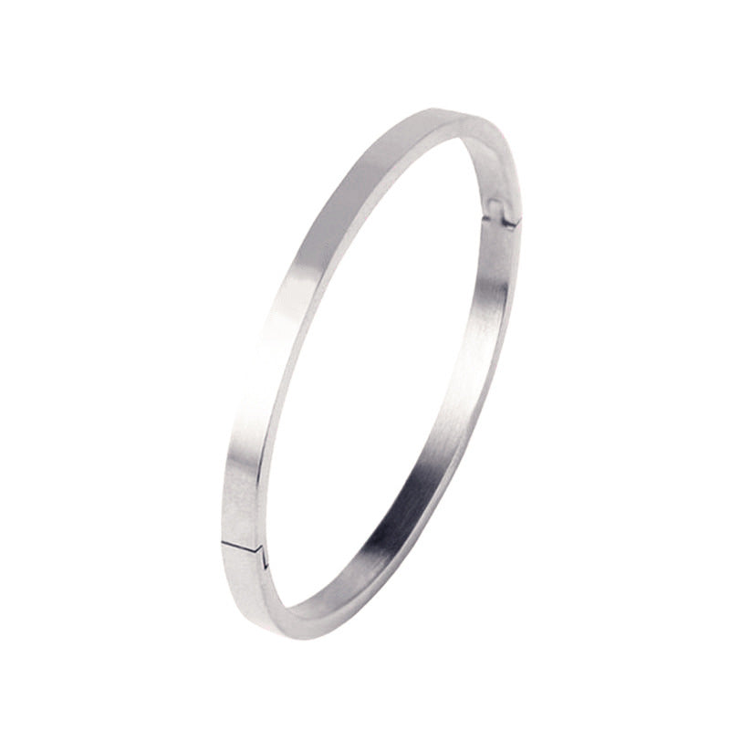 Womens Titanium Steel Bracelet Adjustable Fashion Bangle Ethnic Totem Circle Jewelry European Boho Chic Europe