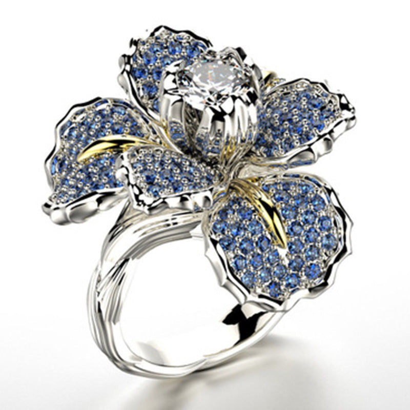 Unisex Geometric Ring Metal With Inlaid Artificial Gems Creative Jewelry Gift Souvenir Timeless Travel Keepsake