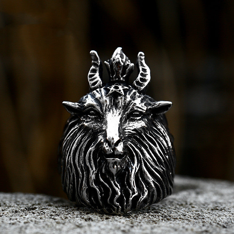 Unisex Titanium Steel Ring Bracelet European Retro Style Band Jewelry Fashion Ring for Men and Women Simple Stylish Finger Ring Statement Accessories