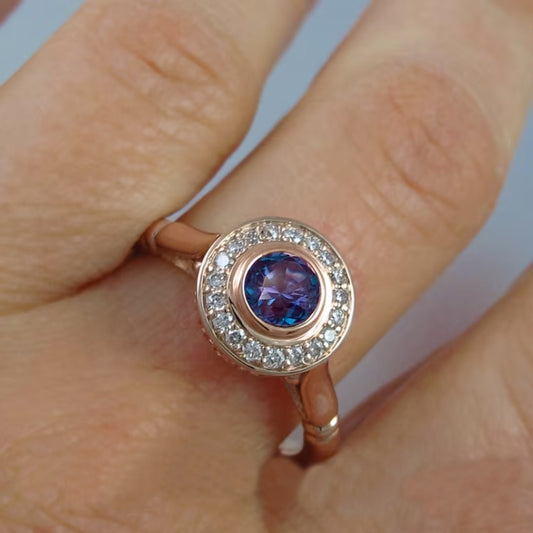 Zircon Ring for Women Double Layer Diamond Design Gold Plated Copper Ring Size 6 7 8 9 10 Elegant Classic Look