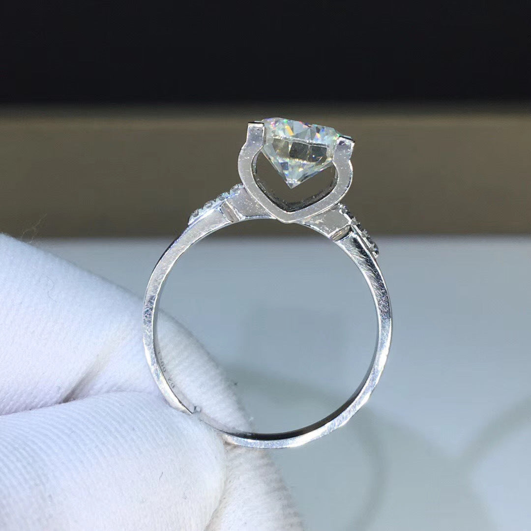 Bull Head Ring With Copper Base Geometric Diamond Inlay And Sterling Silver Gem Inlays For Women Wedding Gifts