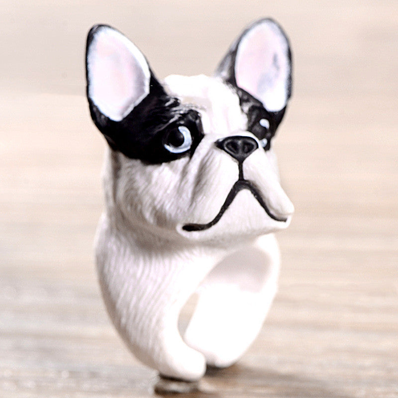 Alloy Cartoon Animal Zodiac Rings Exquisite Dripping Oil Adjustable Novelty Jewelry Fashion Rings Bright Charm