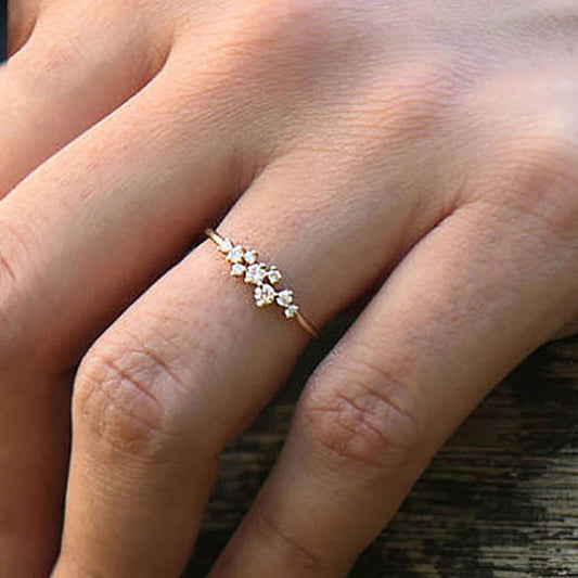 Alloy Metal Ring Fashion Jewelry Statement Ring For Women And Girls Trendy Korean Style New Trendy Accessory For Women