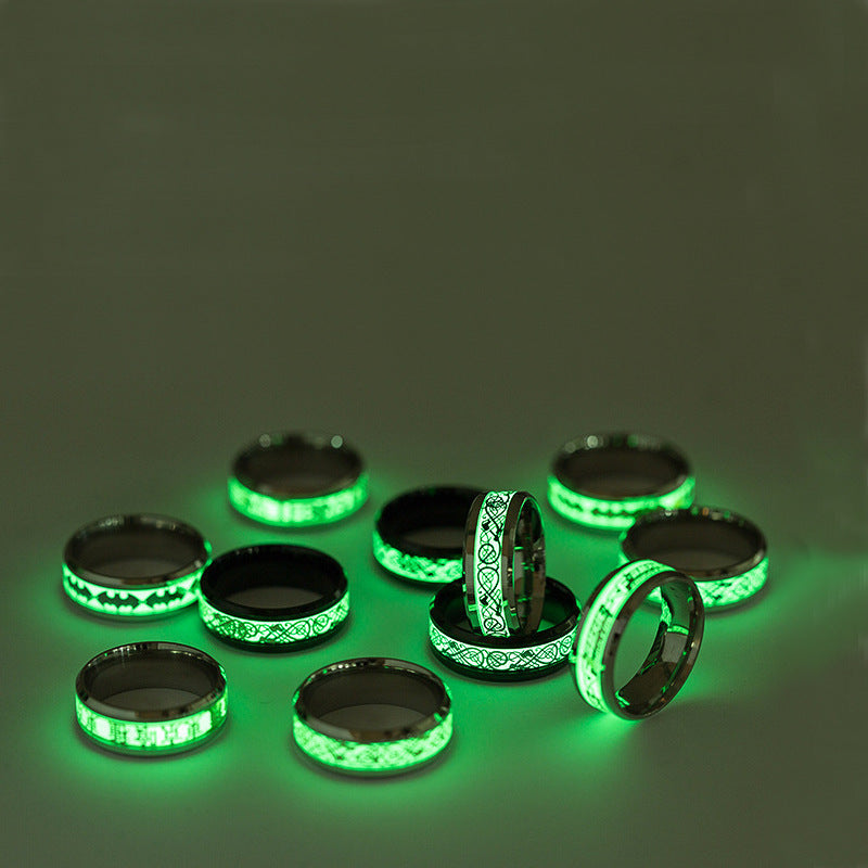 Titanium Steel Ring 8MM Wide Golden Silver Finish Unisex Wedding Band Easter Men And Women Jewelry Easter Gift