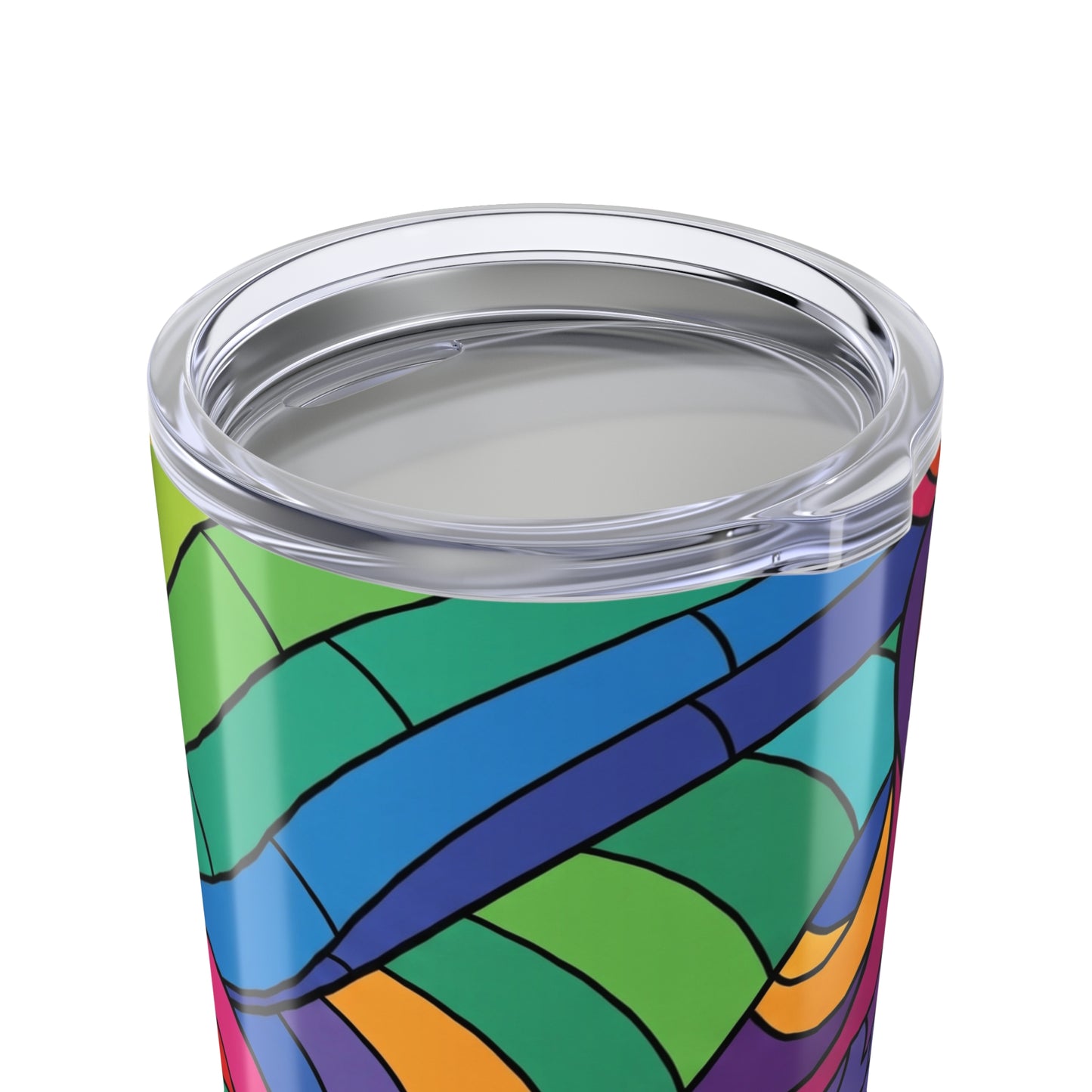 20oz Stainless Steel Travel Mug With Printed Double Wall Vacuum Insulation Leak Proof Lid Durable Thermal Coffee