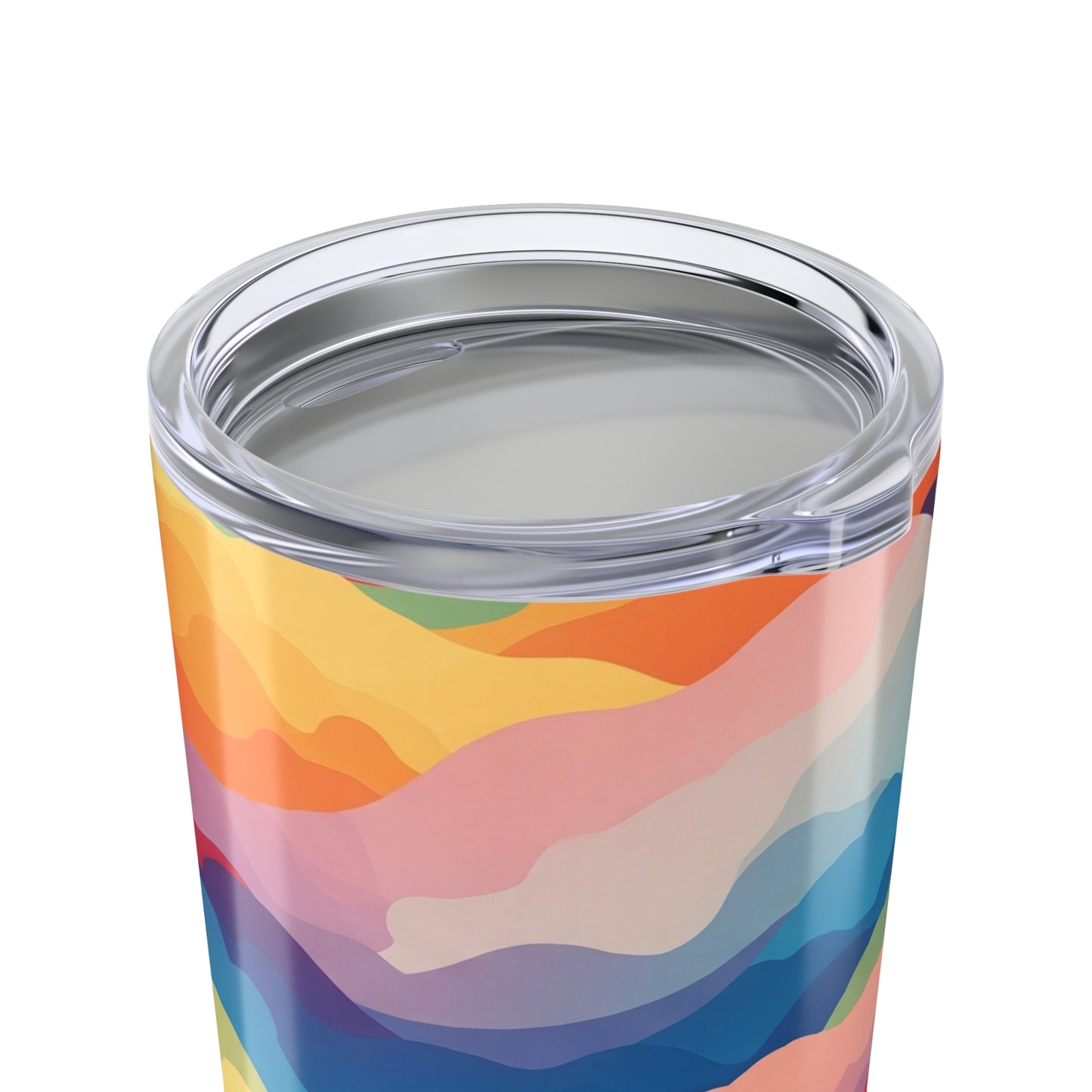 20oz Stainless Steel Tumbler With Printed Design Double Wall Vacuum Insulation Spill Resistant Hot Cold Travel Mug