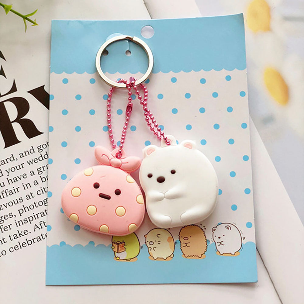 Animal Keychain Silicone Key Cover Unisex Accessory For Easy Key Finding Perfect Keyring And Decoration Anime