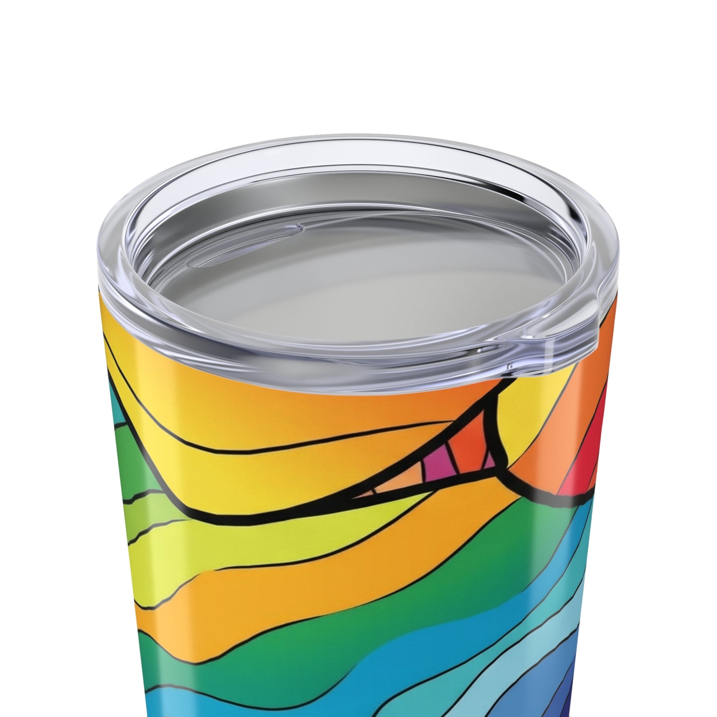 20oz Stainless Steel Tumbler With Double Wall Vacuum Insulation Travel Mug Spill Resistant Coffee Cup Printed