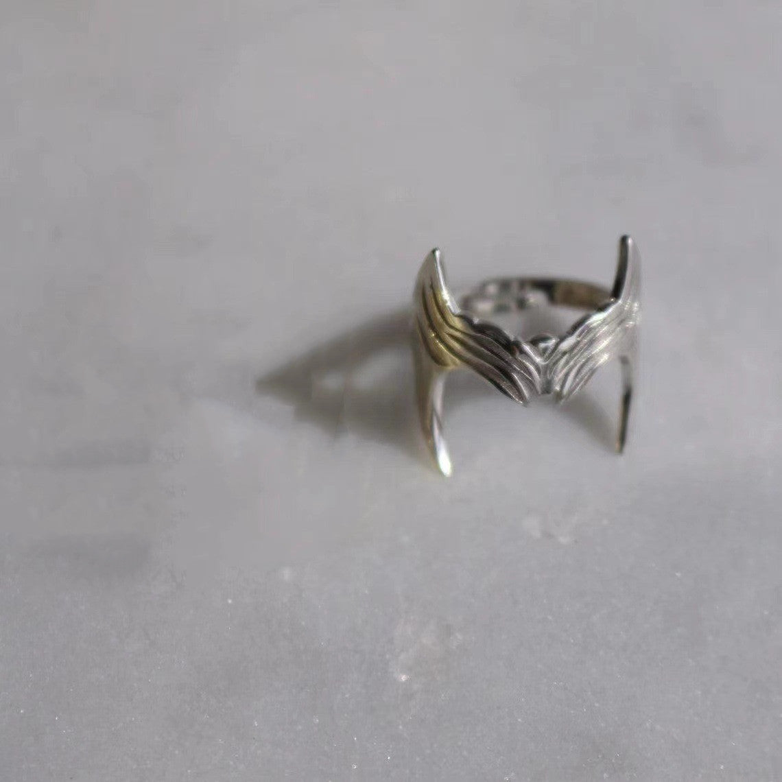 Copper Adjustable Ring Vintage Style Jewelry For Women White Gold Finish Gift Idea Fashion Accessory For Women