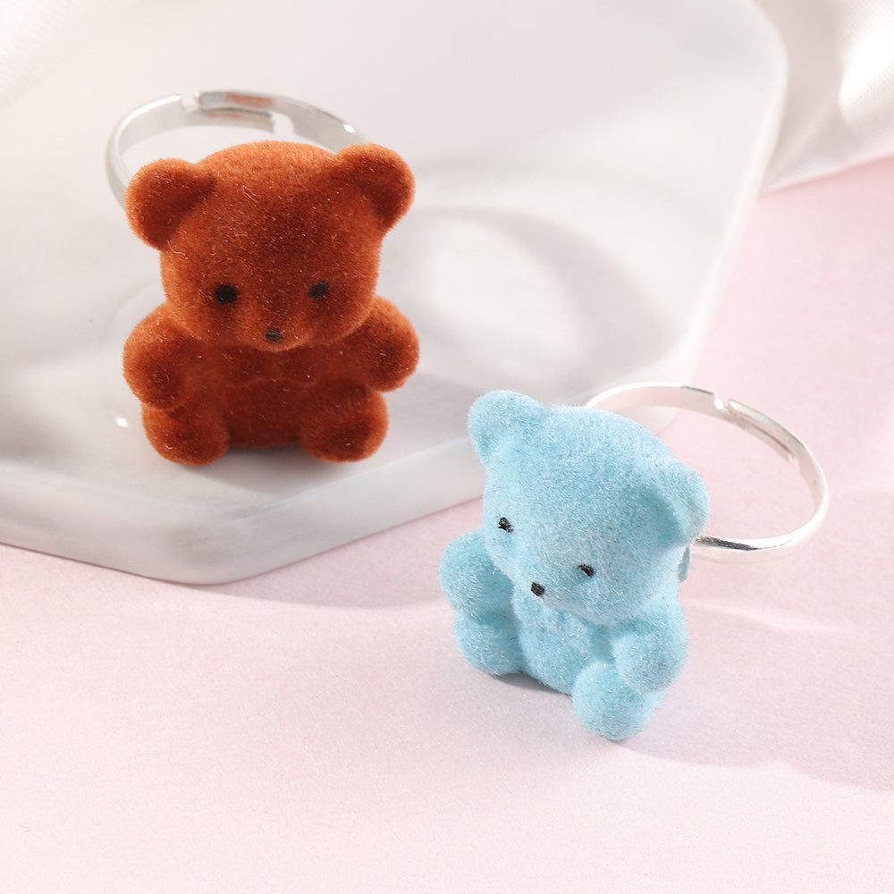 Womens Velvet Ring Fashion Jewelry Simple Metal Electroplated Ring Chicest Ring For Women Creative Ring Design