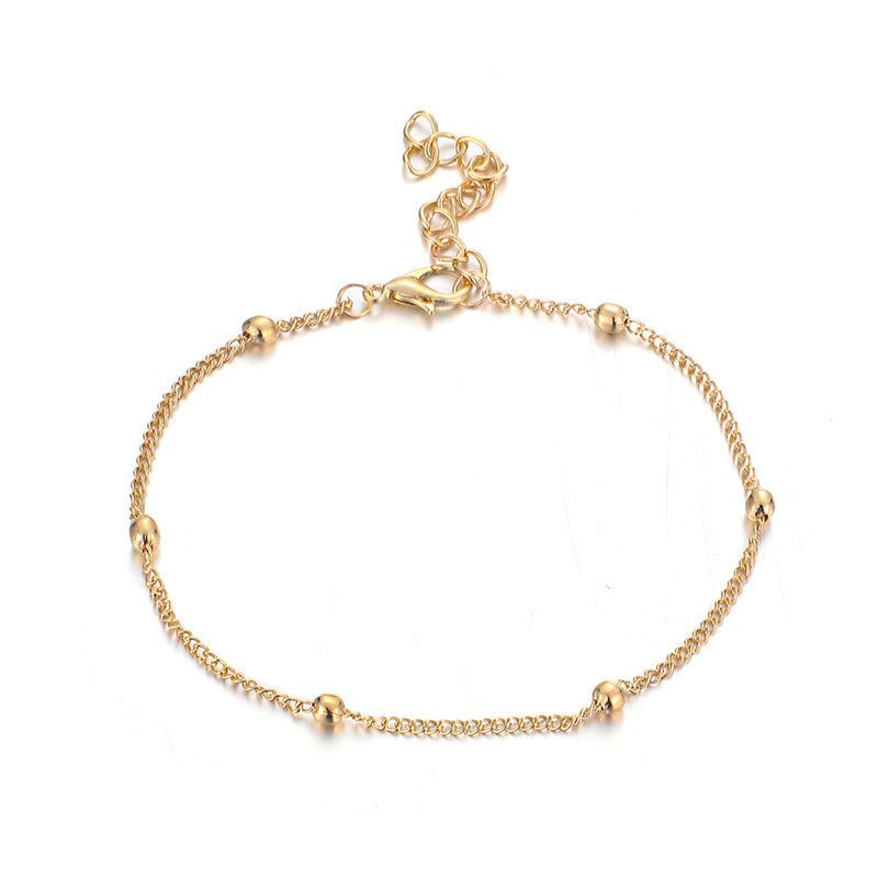 Geometric Alloy Bracelet With Electroplated Finish Womens Fashion Bangle In European American Ethnic Style Jewelry