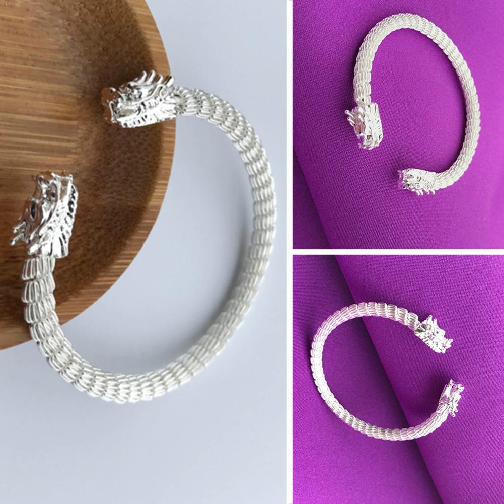 Mens Silver Plated Copper Faucet Bracelet National Jewelry Unique Birthday Gift Holiday Present For Business Occasions