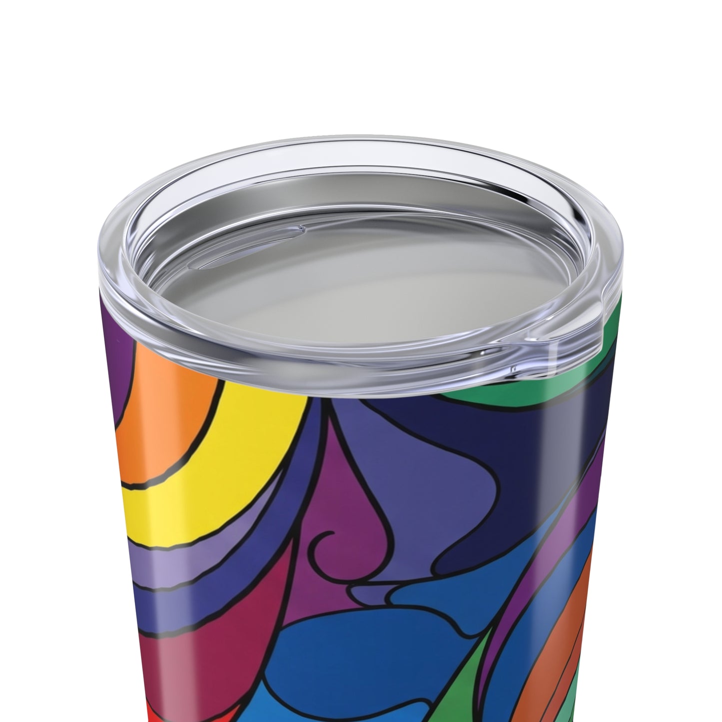 20oz Stainless Steel Tumbler With Printed Design Double Wall Vacuum Insulated And Leak Proof For Hot And Cold