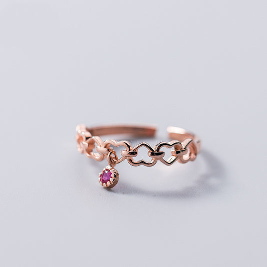 925 Silver Adjustable Open Ring For Women Minimalist Thin Band Jewelry Elegant Fashion Rings Daily Wear Durable