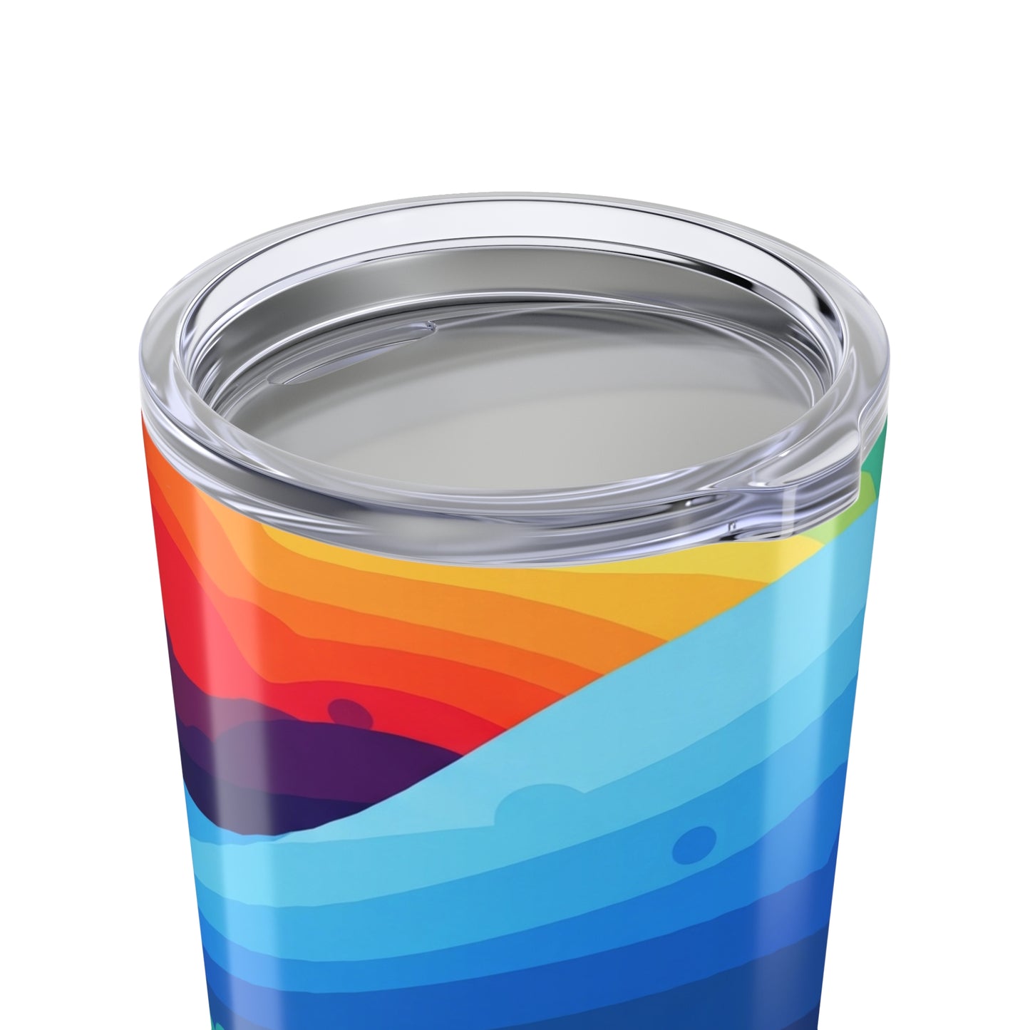 20 Ounce Metal Beverage Cup With Double Wall Vacuum Insulation Leak Proof Printed Design Dishwasher Safe Hot And