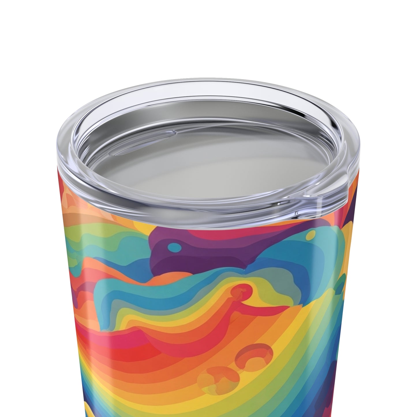 20oz Stainless Steel Tumbler With Double Wall Vacuum Insulation Spill Resistant Printed Design Travel Mug Everyday