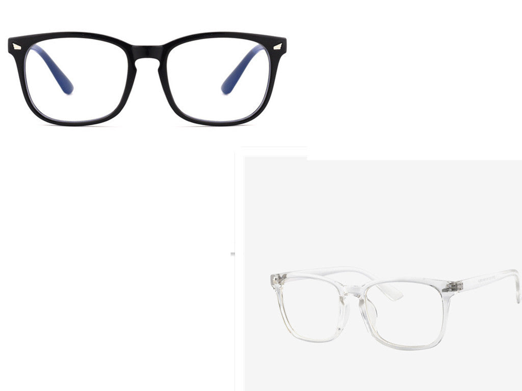 Blue Light Blocking Glasses Square 90 Percent Transmittance