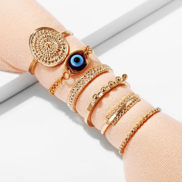 Alloy Ring Set Trendy Joint Rings For Women And Girls Fashion Jewelry Everyday Wear Knuckle Rings Elegant Chic