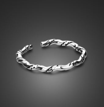 Bamboo Ring Knotted Design Statement Ring Fashion Jewelry Women Girls Natural Wood Handmade Elegant Ring Grace