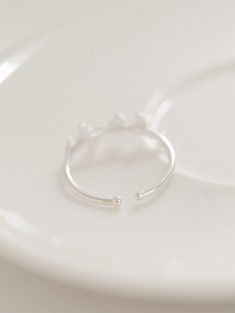 Womens S925 Silver Ring With Ginkgo Leaf Design Platinum Plated Elegant Fashion Jewelry Gift For Her Timeless Elegance