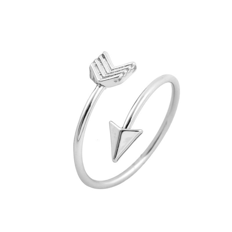 Alloy Arrow Rings Fashion Jewelry Accessory For Ladies And Girls Trendy Rings Everyday Wear Party Or Occasions
