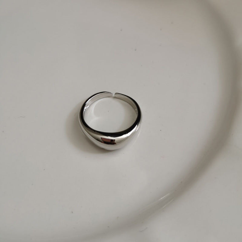 Womens Geometric Ring Adjustable Retro Design Electroplated Finish Individually Packed Everyday Sparkle Finish