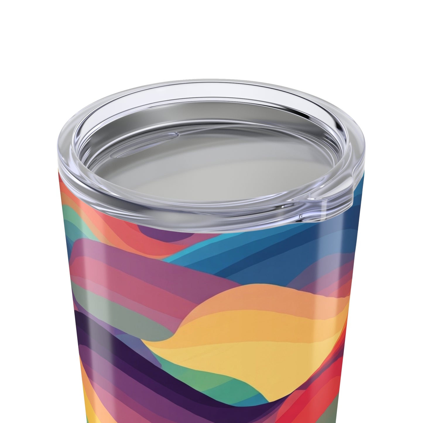 20oz Stainless Steel Tumbler Vacuum Insulated Spill Resistant Printed Design Dishwasher Safe Keeps Beverages Hot