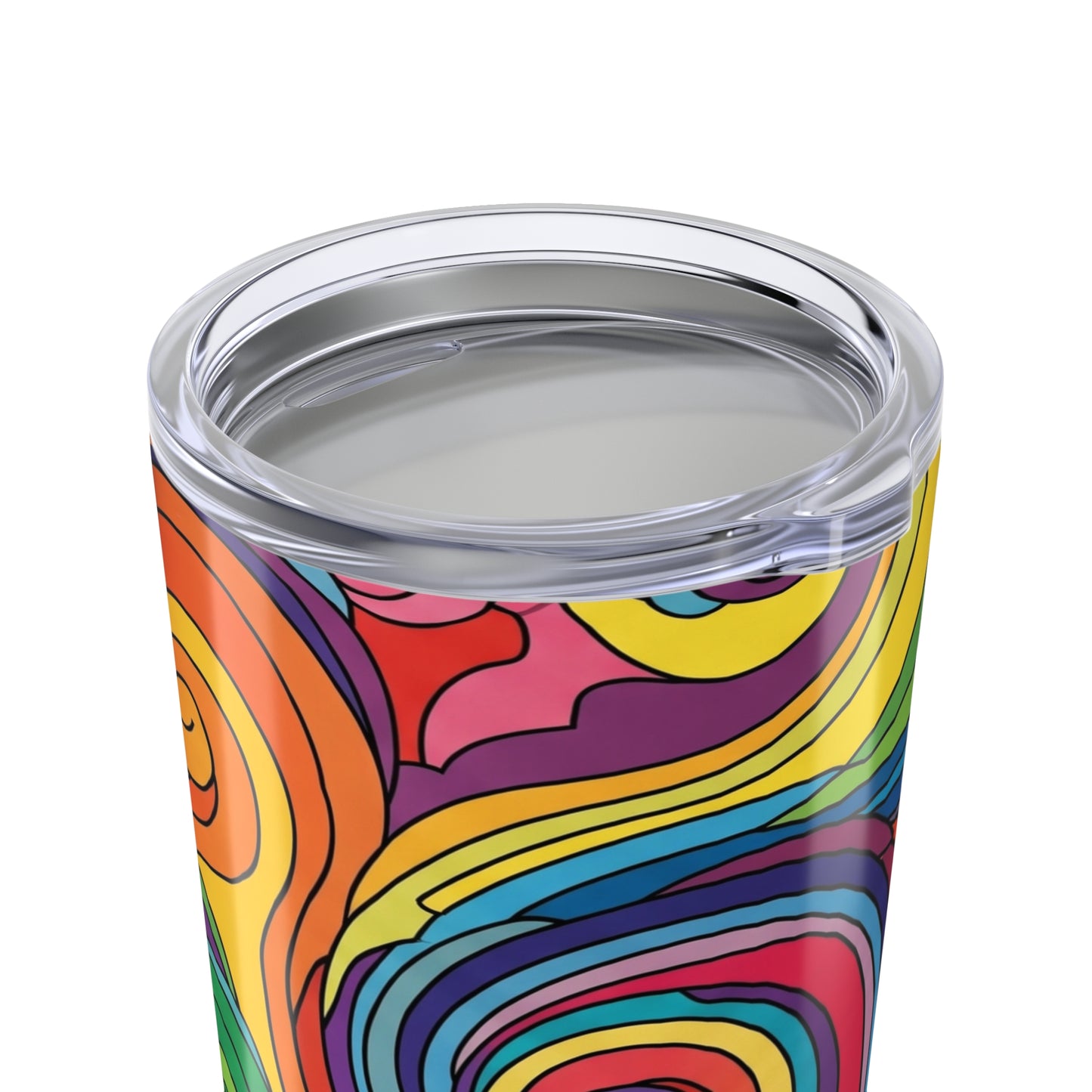 20oz Stainless Steel Printed Tumbler Double Wall Vacuum Insulated Leak Proof Durable Thermal Travel Coffee Cup