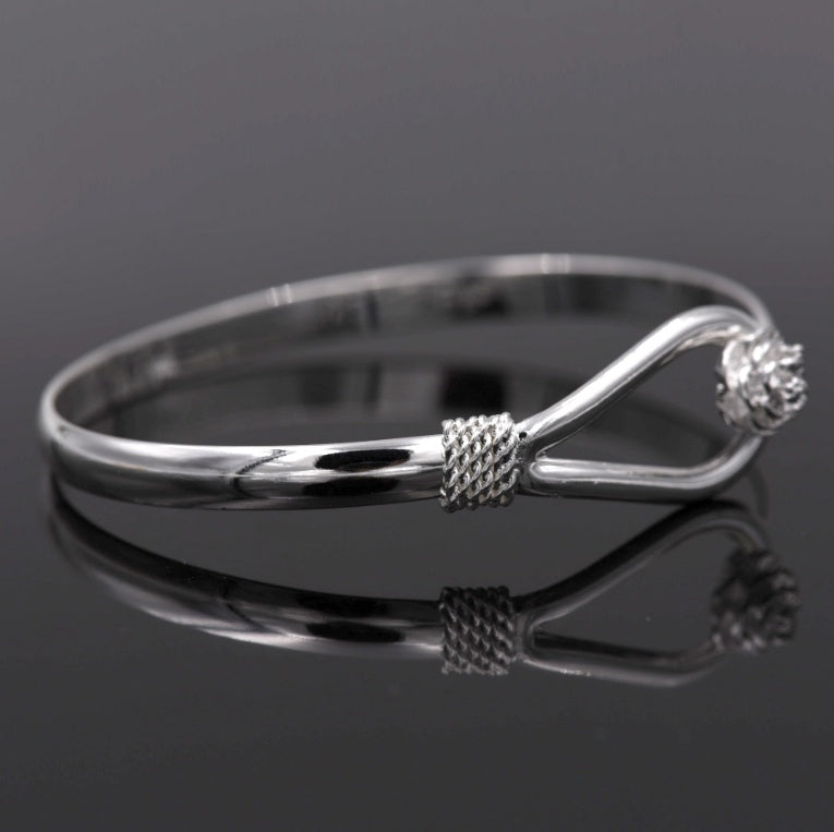 Silver Plated Cherry Blossom Bracelet For Women Jewelry