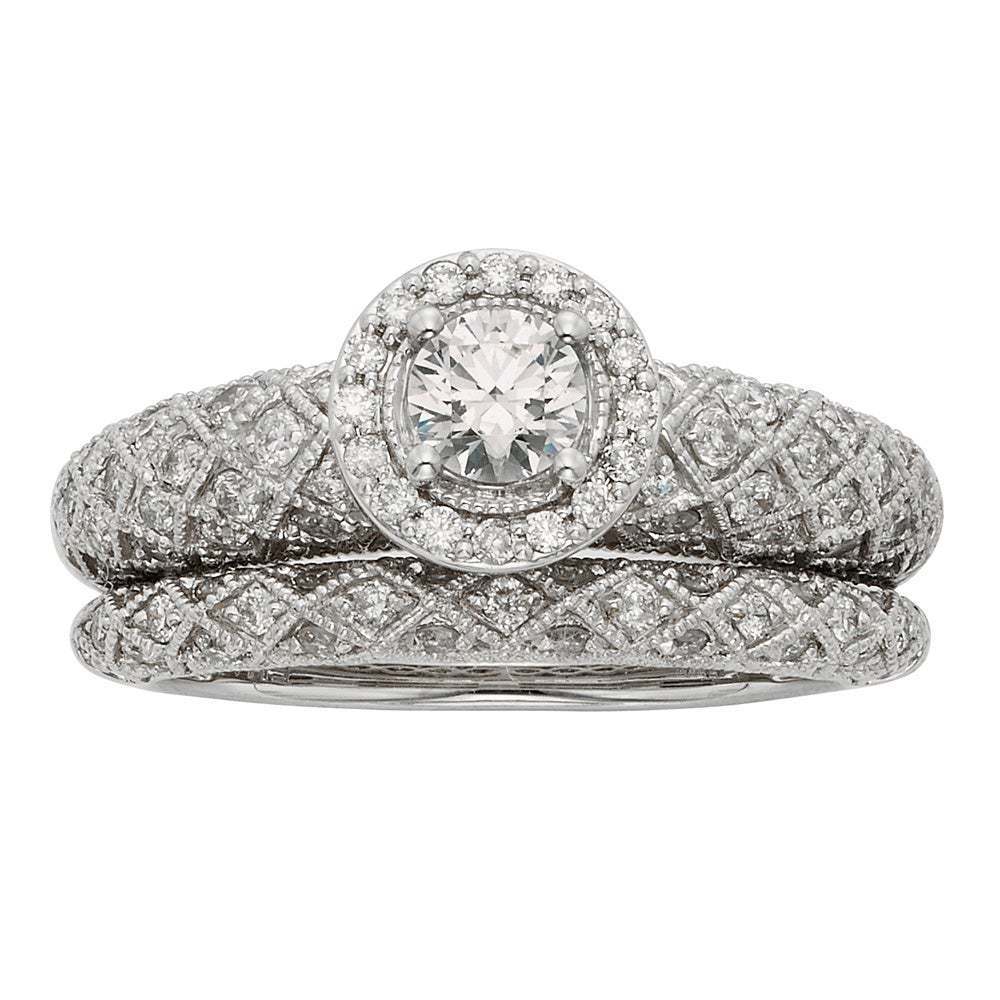Zirconium Ring For Women Geometric Design White Gold Tone Plated Wedding Engagement Jewelry For Daily Wear Use