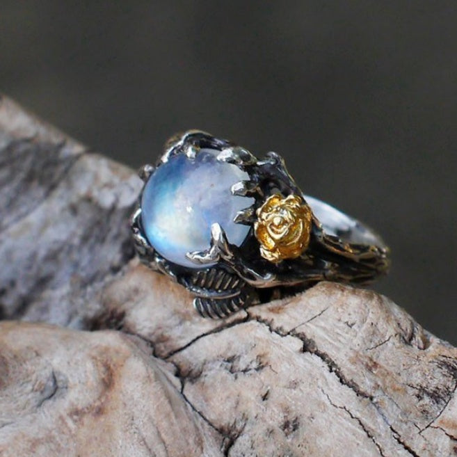 Metal Tree Leaf Ring Decor With Electroplated Finish For Elegant Home Table Centerpiece And Birthday Gift Idea