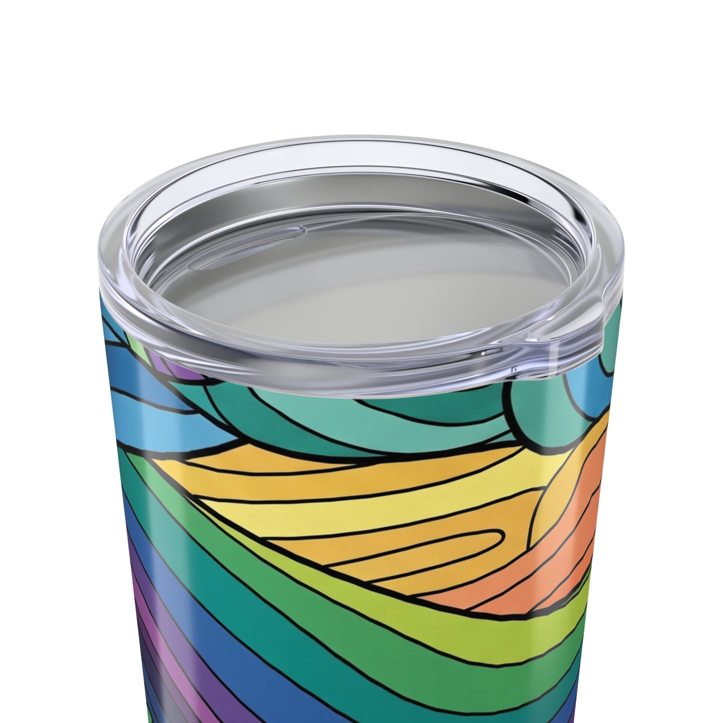 20oz Stainless Steel Tumbler Double Wall Vacuum Insulation Spill Resistant Travel Mug Keeps Drinks Hot Or Cold