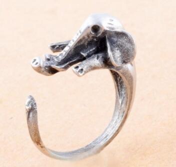 Adjustable Animal Long Nose Ring Soft Alloy Antique Gold