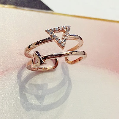 Gold Plated Adjustable Dainty Stackable Ring For Everyday Wear Anniversary Gift Durable Chic Versatile Durable