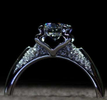 18K Gold Plated Taurus Head Claw Diamond Ring For Women