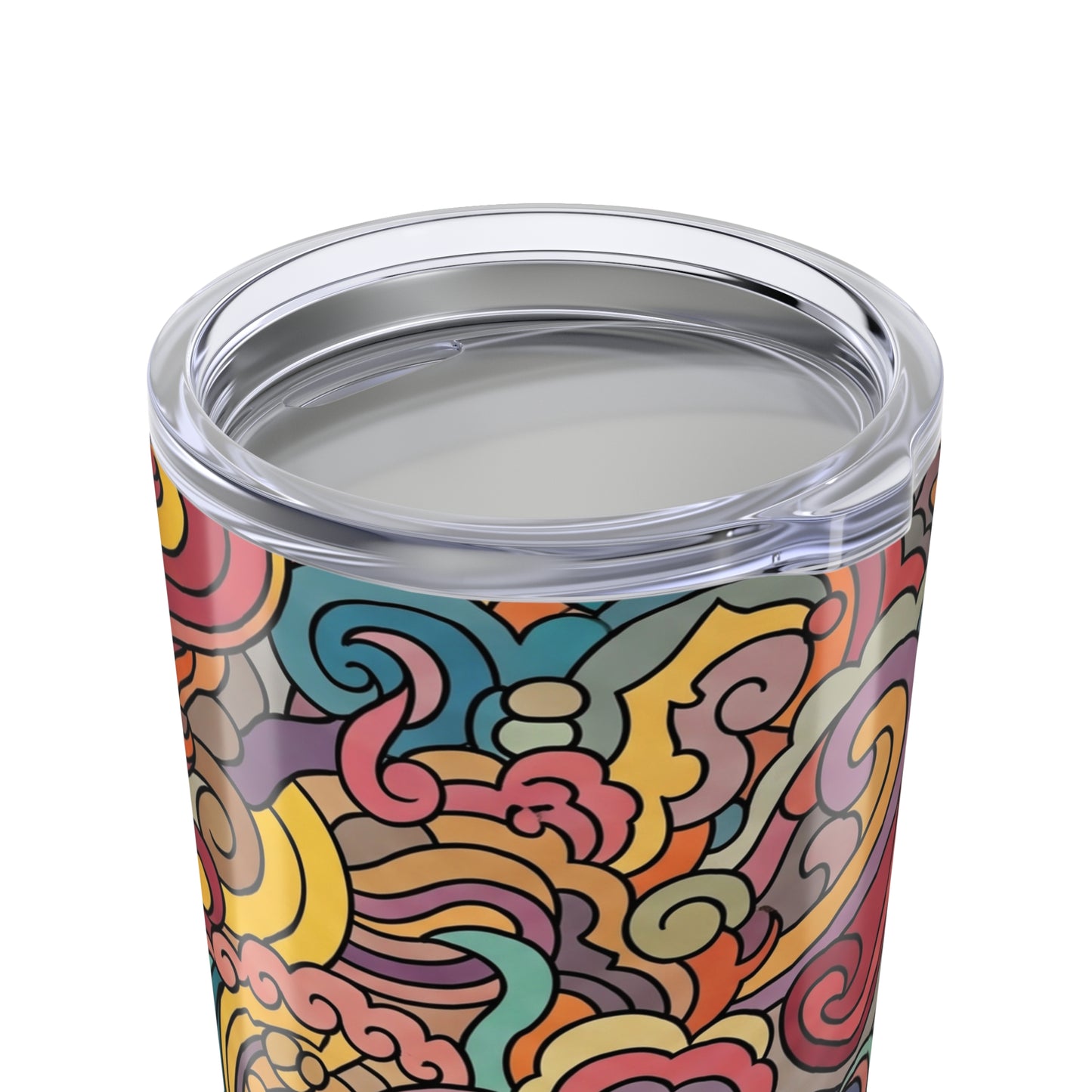 20oz Stainless Steel Printed Tumbler With Double Wall Vacuum Insulation Spill Resistant Travel Coffee Mug Drinkware