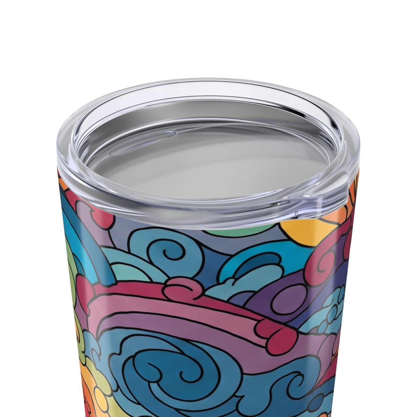 20oz Stainless Steel Travel Mug With Double Wall Vacuum Insulation Leak Proof BPA Free Durable Printed Coffee
