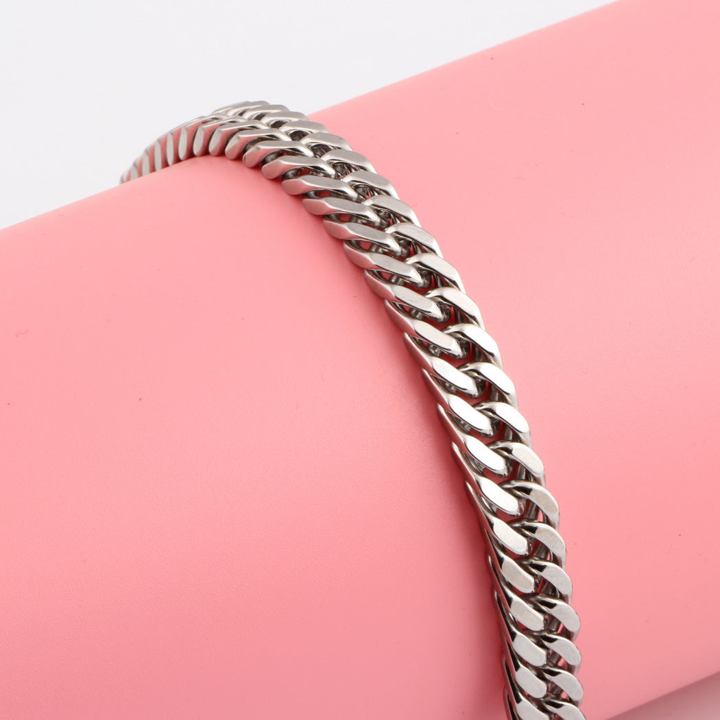 Mens Stainless Steel Wave Bracelet Durable Charm Jewelry For Everyday Wear And Stylish Gift Great Gift For Men