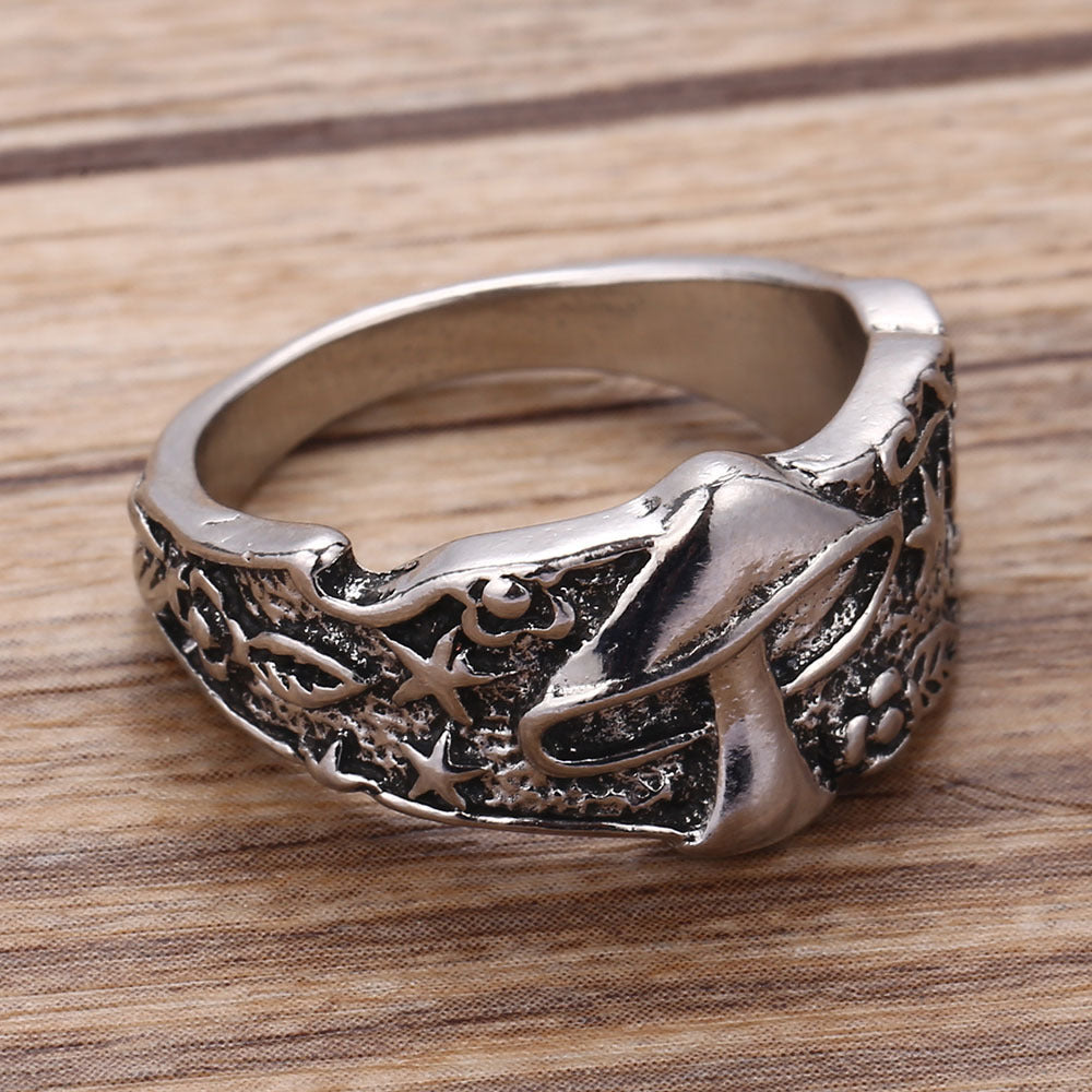 Electroplated Alloy Ring Star Flowered Leafy Design European American Fashion Holiday Gift Individually Packed