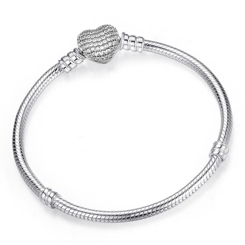 Adjustable Snake Chain Bracelet Geometric Silver Rose Gold