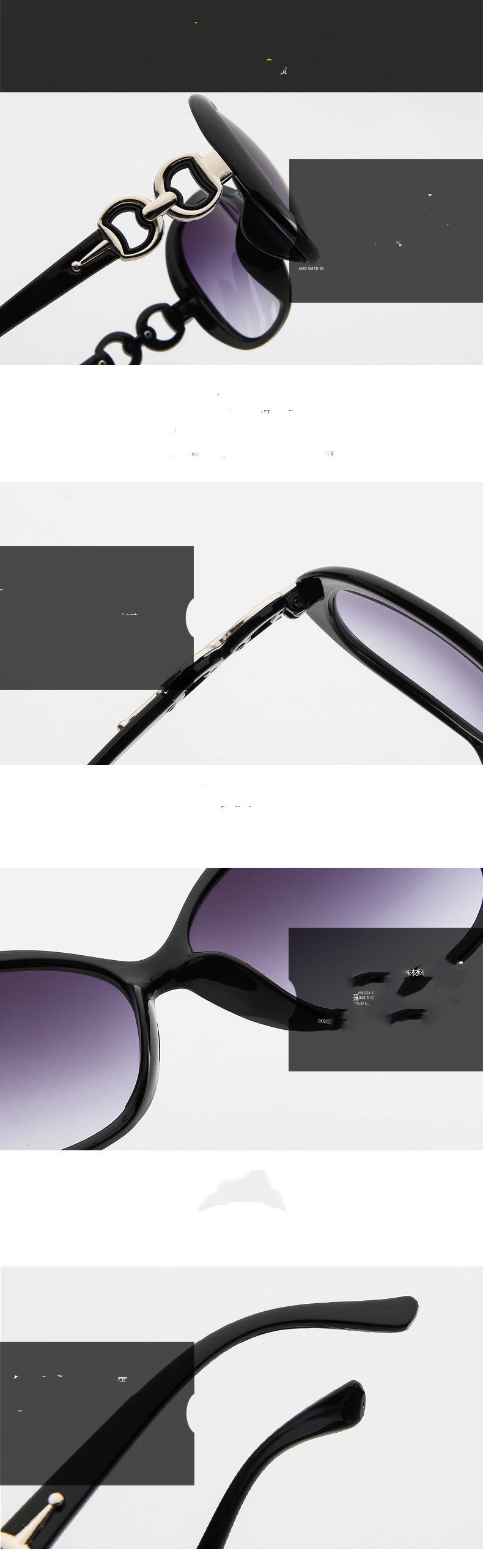 Womens Sunglasses Trendy European Fashion Frames With AC Lenses For Sun Protection Stylish Eyewear Everyday Casual Wear