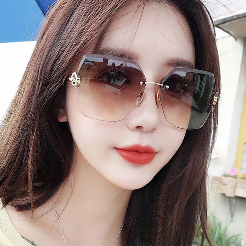 Womens Vintage Sunglasses Polygonal Resin Lens Metal Frame UV400 Protection Trendy Street Eyewear Everyday Use