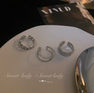 Unisex Open Ring Infinity Symbol Silver Plated Adjustable Jewelry Gift For Engagement And Everyday Wear Classy