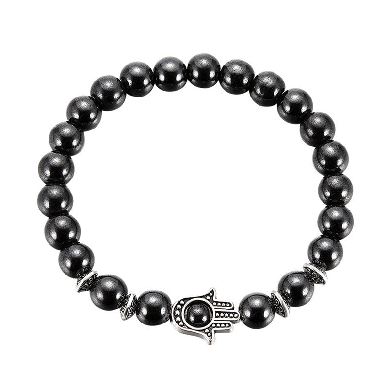 Unisex Magnetic Bracelet Geometric Design Anti Fatigue European American Jewelry For Men And Women Casual Gear