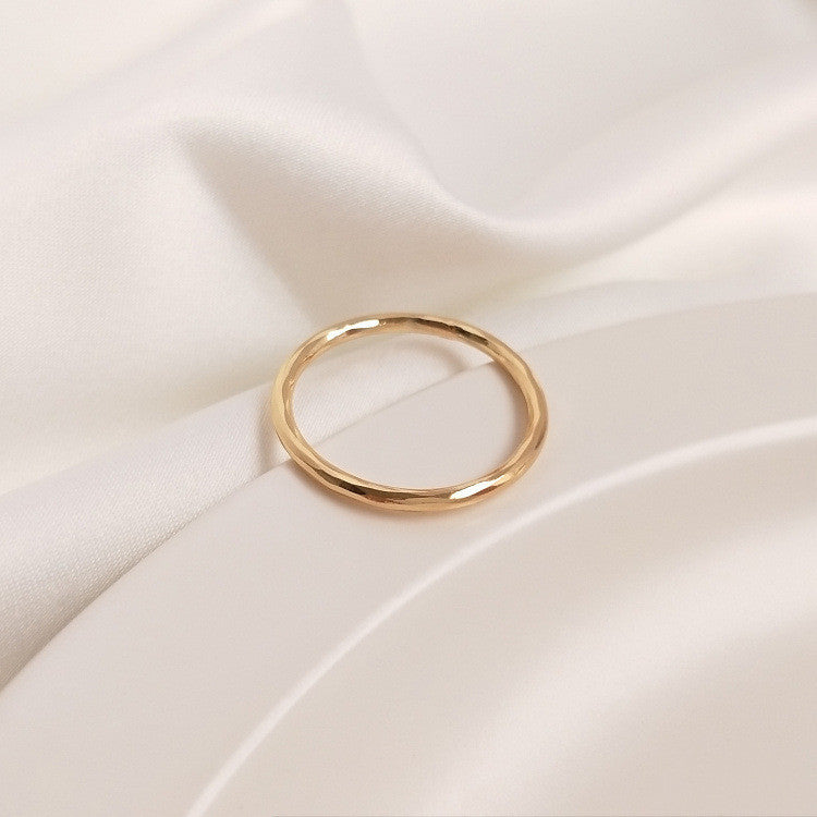 Copper Chain Ring Set Fashion Jewelry For Everyday And Special Occasions Versatile Rings Durable Copper Finish