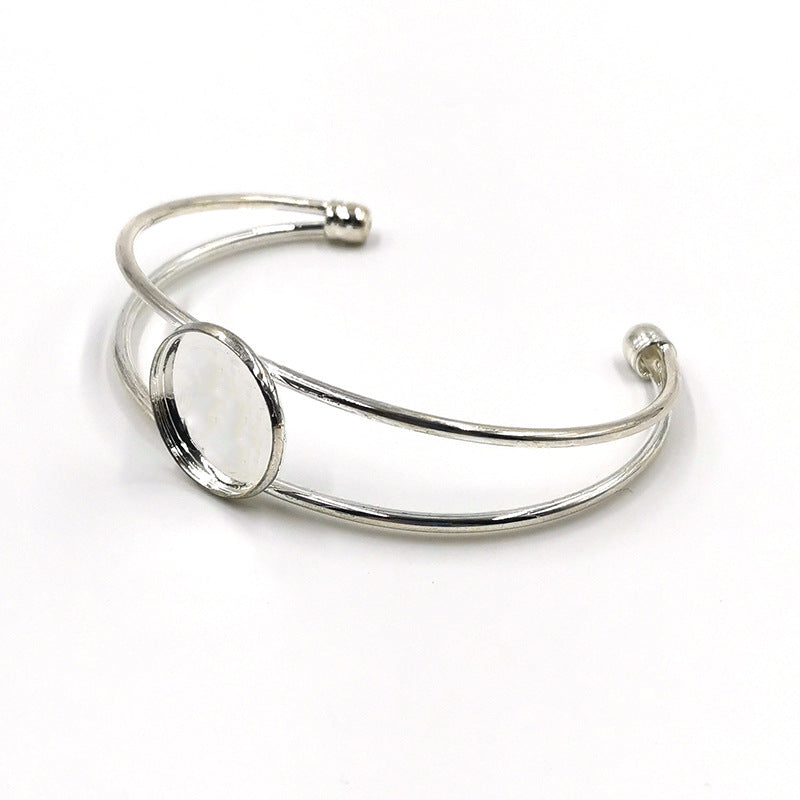 Bracelet Bottom Support Double Line Copper Backing For Jewelry Making Repair 18mm 20mm 25mm Sizes Include Pack