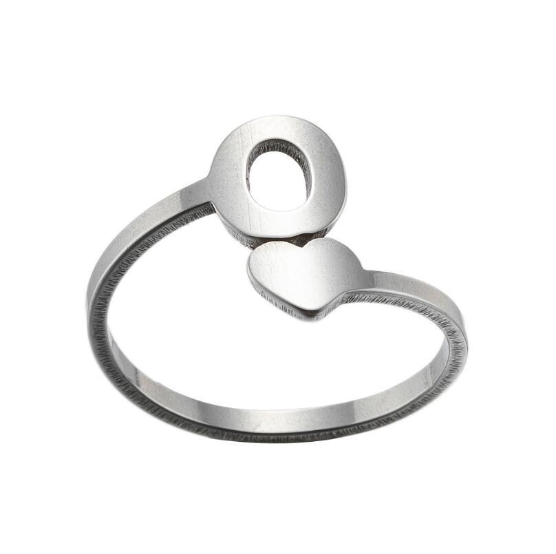 Womens StainlessSteel Initial Pendant Necklace Retro Electroplated Letters Numbers Jewelry Gold Or Steel Color