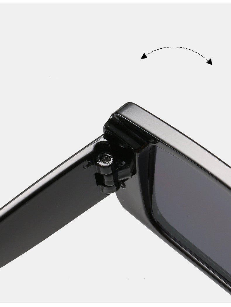 Womens Square Sunglasses European Inspired Fashion Eyewear Acetate Lenses PC Frame Stylish Sun Glasses For Women